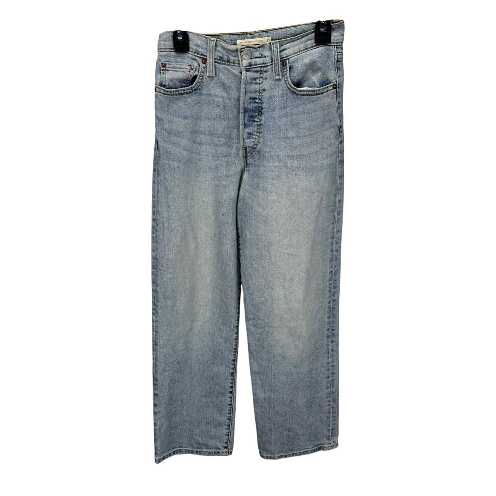 Levi Strauss Signature Ribcage Straight Ankle Jeans Size 25